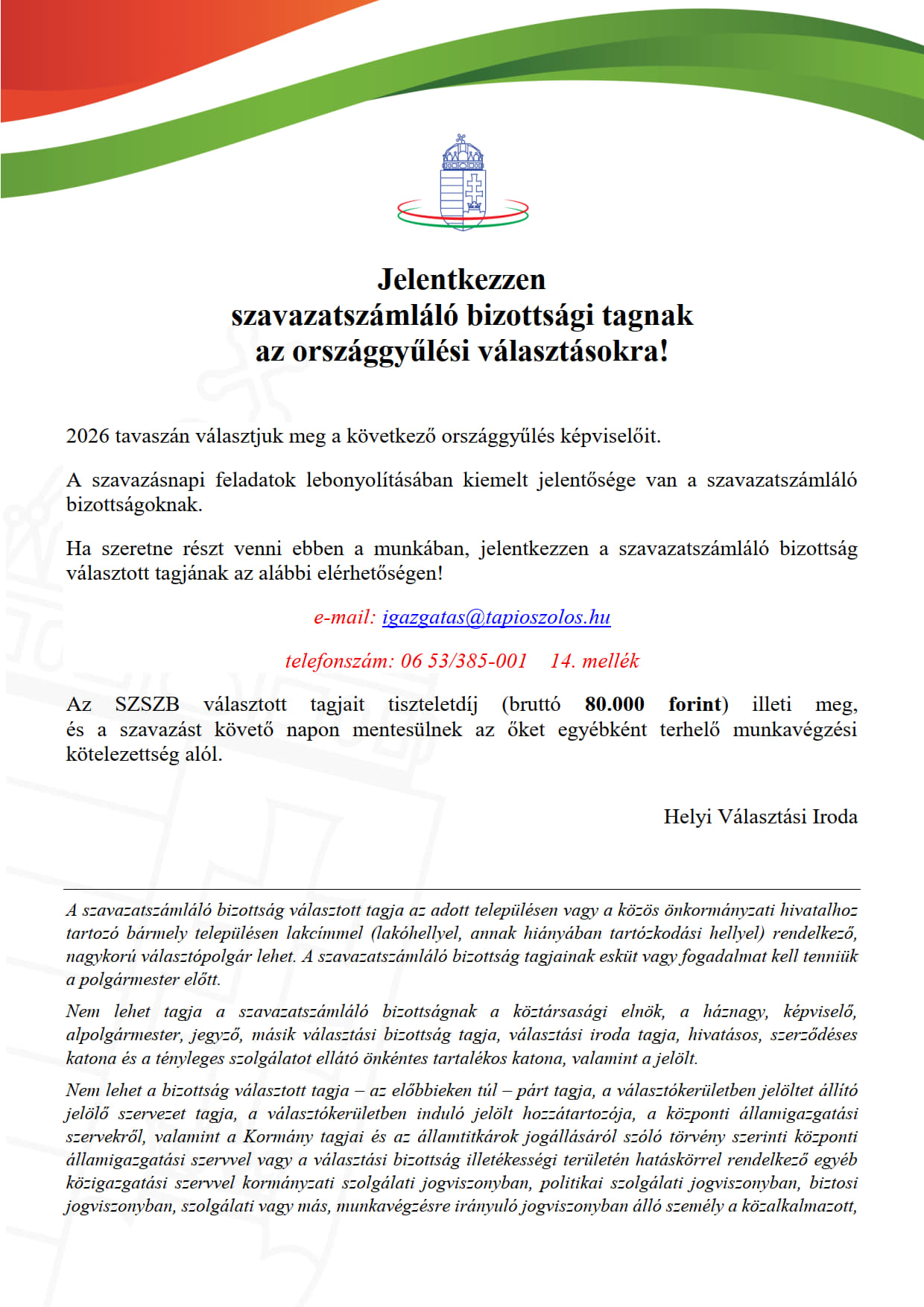 SZSZB tagok toborzása